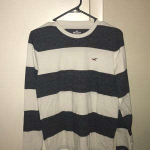 Hollister long sleeved striped shirt